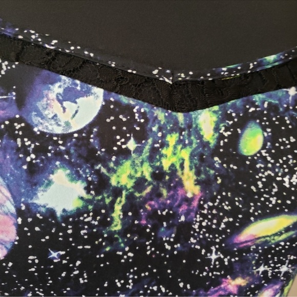 Hot Topic  Planet Fit and Flare Dress Size Medium - Picture 4 of 8